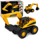 Les lumières de seau mobile d'excavatrice de construction sonnent jaune 1:32