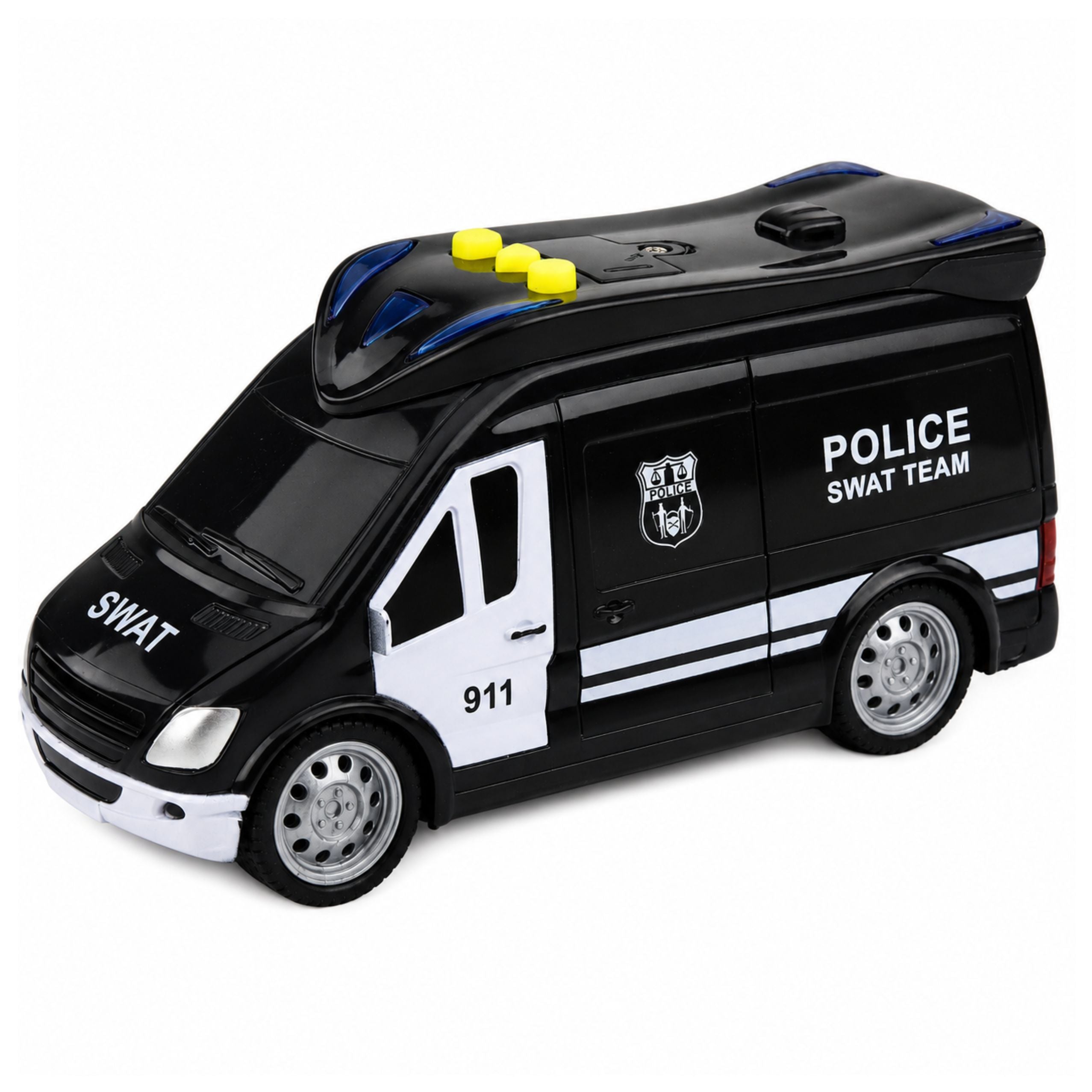 Swat Speciální jednotka Policejní auto Van Lights 1:32