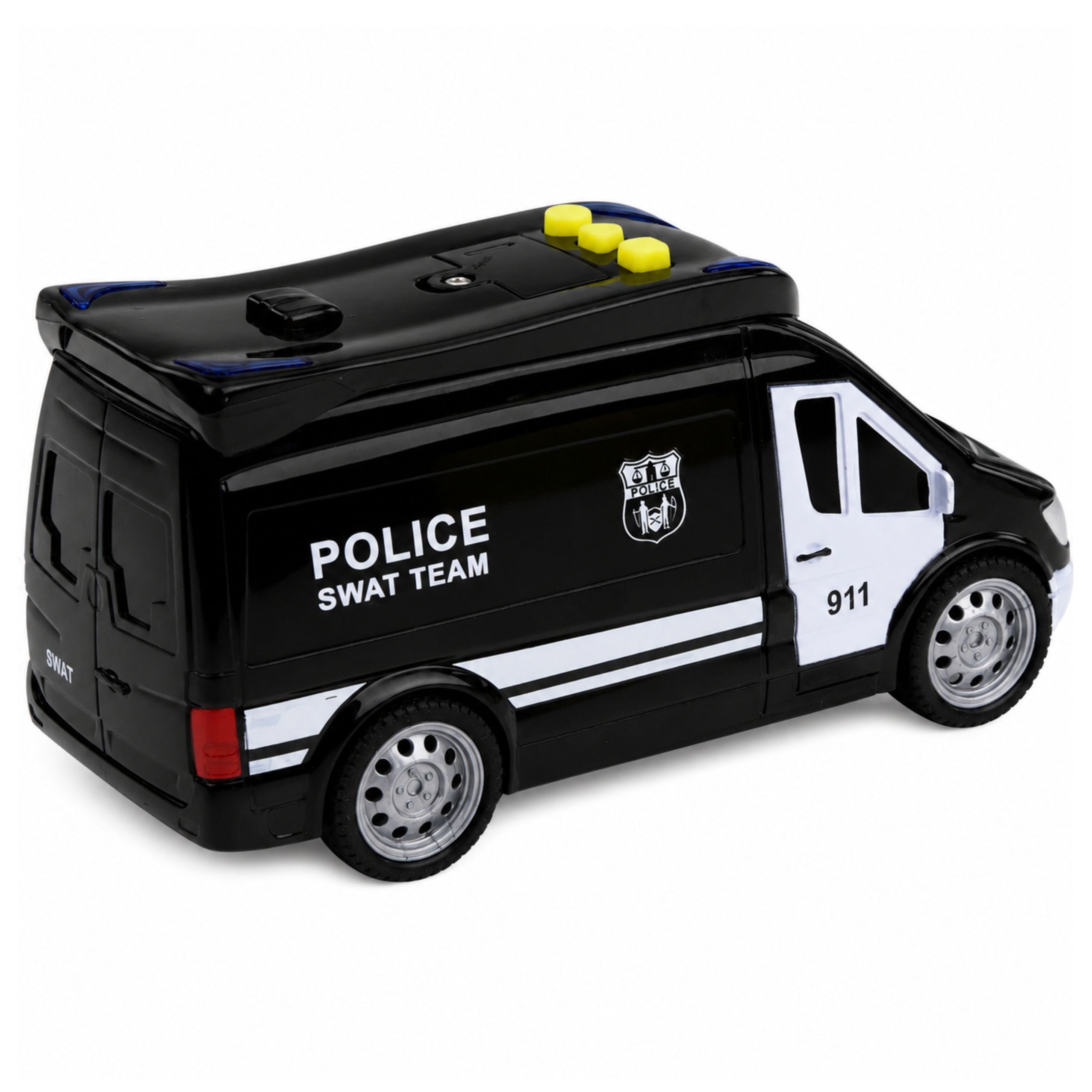 Swat Speciální jednotka Policejní auto Van Lights 1:32