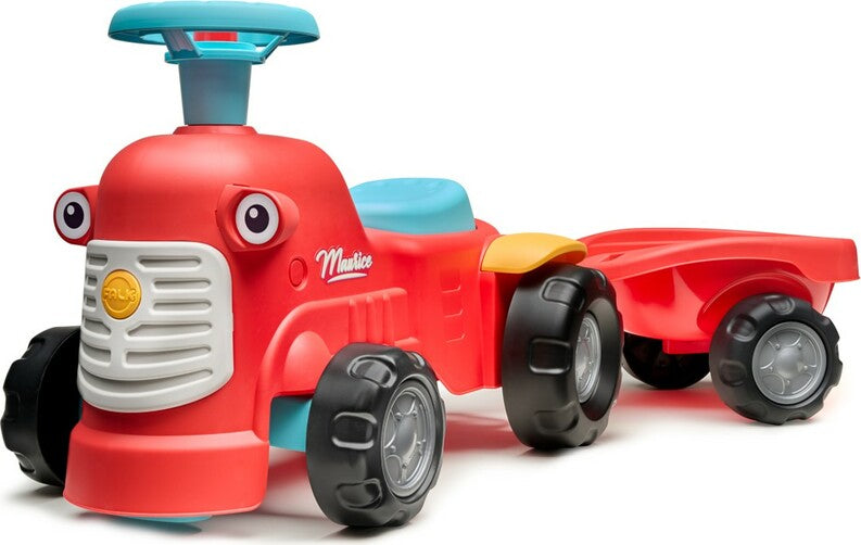 Balanční kolo Falk 900c Baby Maurice Red Vintage s přívěsem