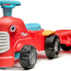 Falk Balance Bike 900c Baby Maurice Rossa Vintage con rimorchio