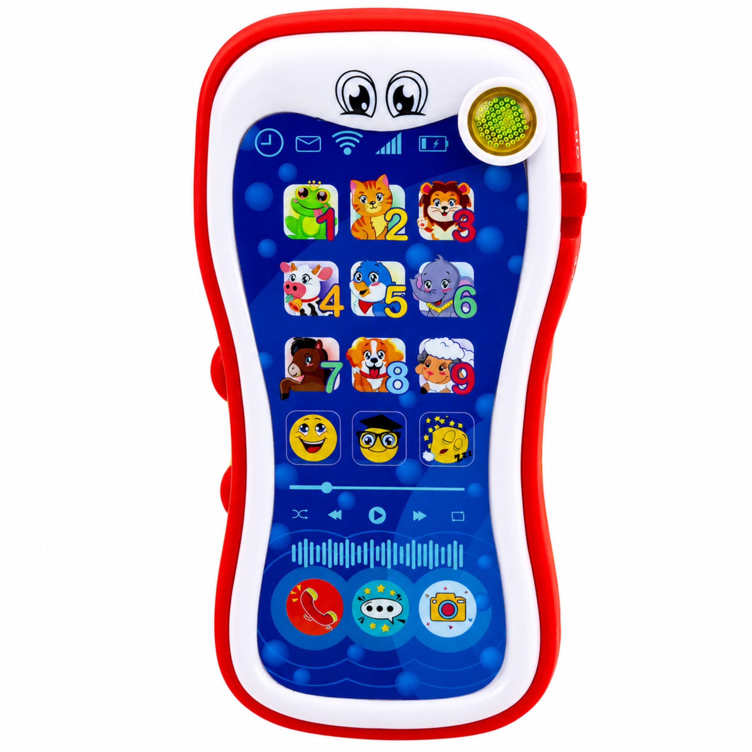 Interactive Educational Phone For Toddlers Animal Sounds Lights