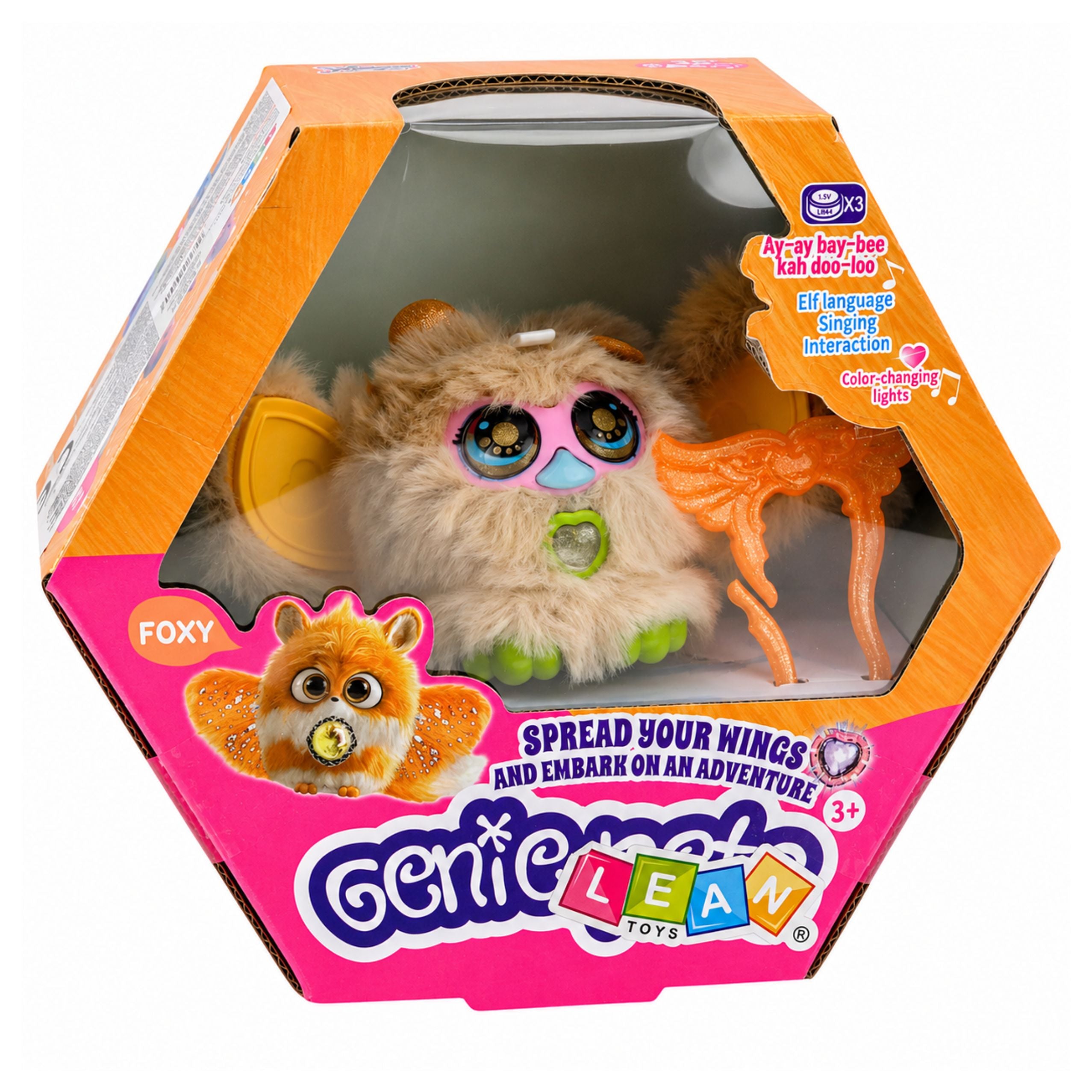 Genie Pets Interactive Creature Lights & Sounds Pendant Beige