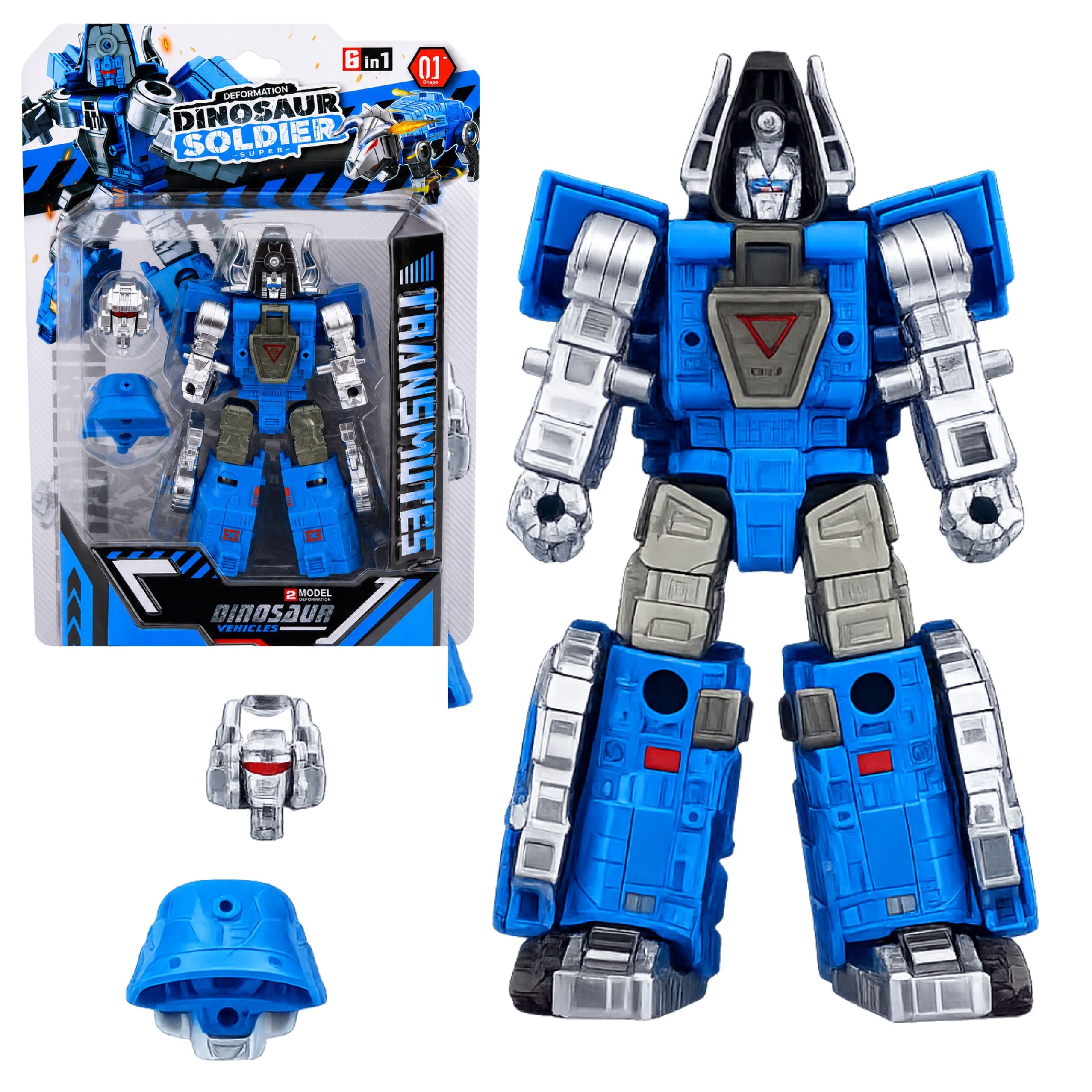 Robot Dinosaur 2in1 Changing Movable Elements Mix Figure
