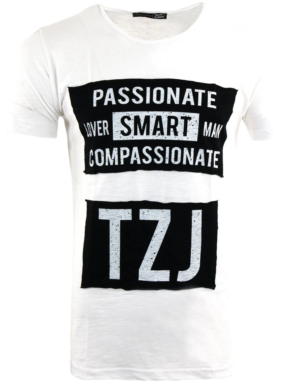 Heren T-shirt Tazzio Ss Met Print Wit
