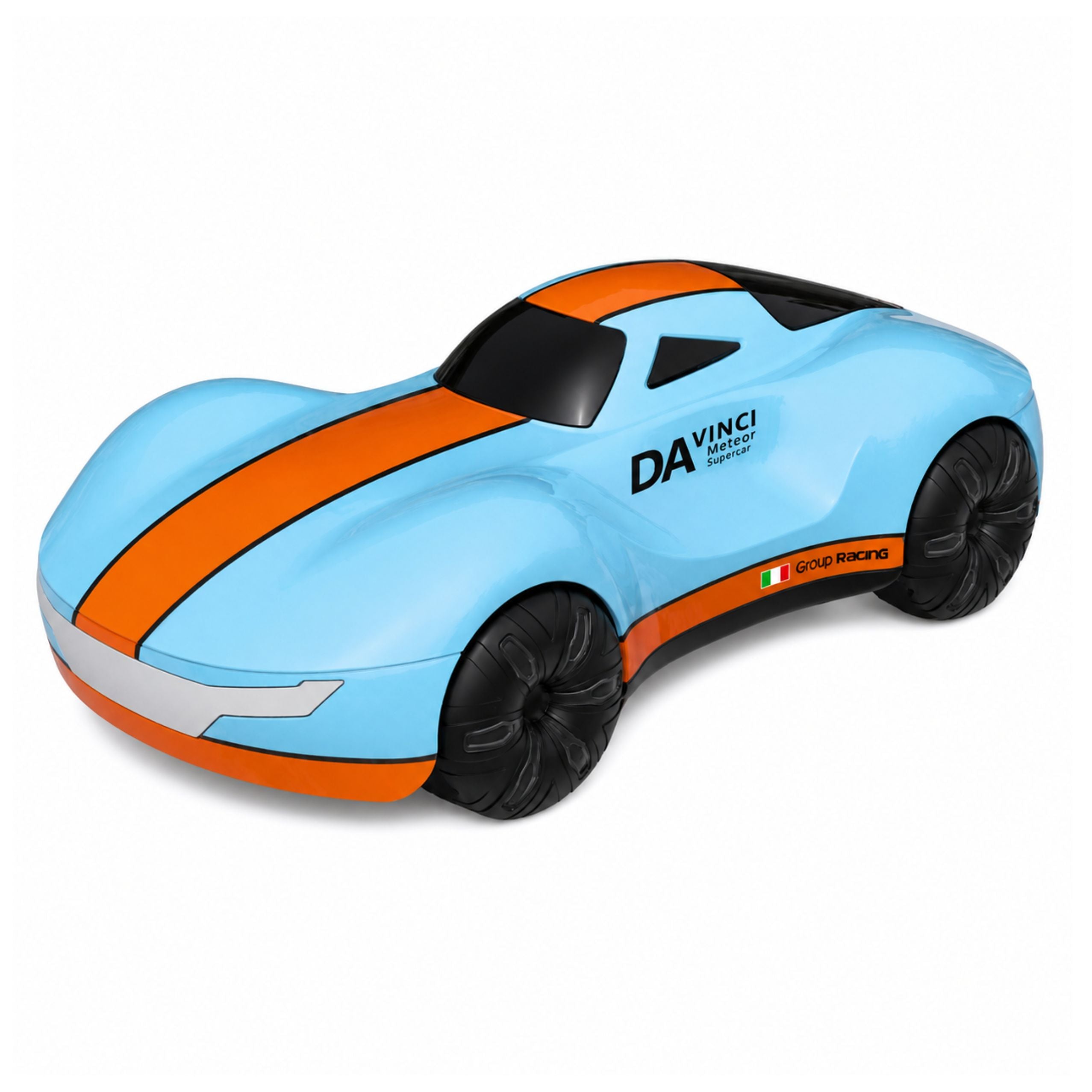 Modern Remote Controlled Car Rc Light Station Smoke Blue 1:16