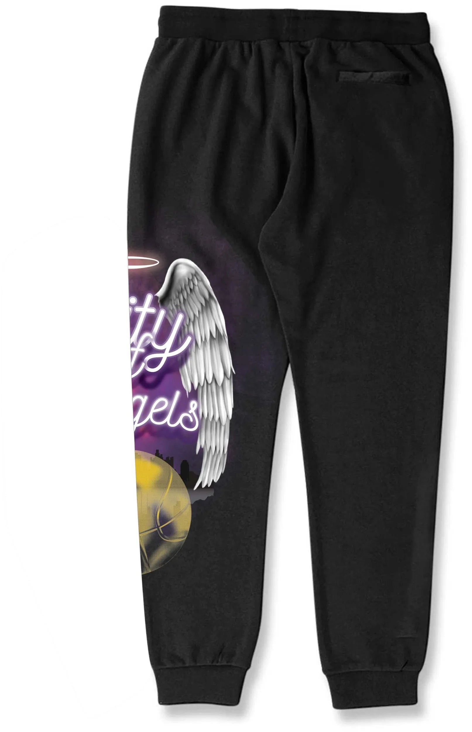 Tepláky crooks & castles coa br deathrow fleecové kalhoty černá černá s