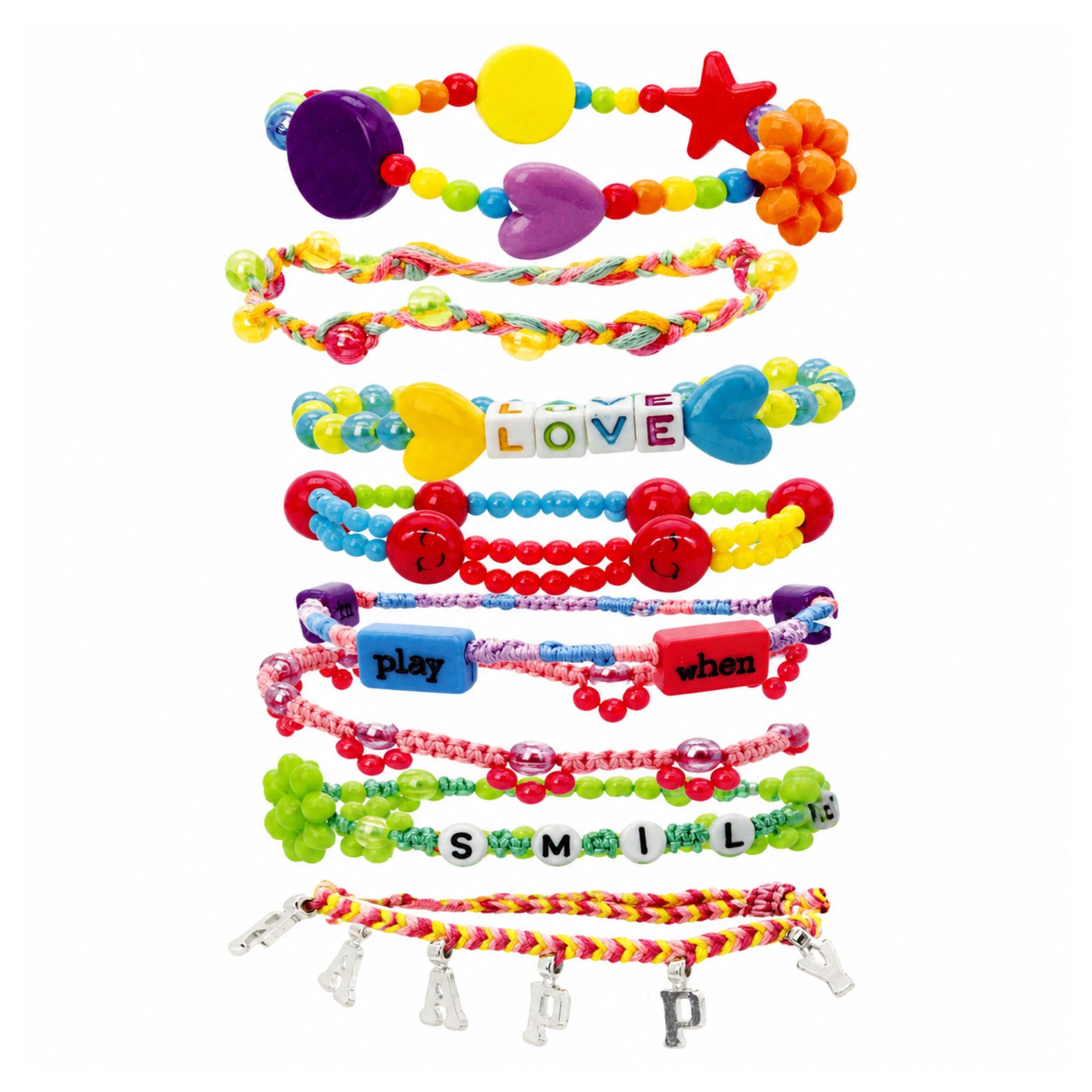 Jewelry Making Set In A Case Beads Pendants Letters 1000 Pcs.