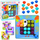 Creative Geometric Puzzle Mosaic Educational Puzzle Mushrooms 53 Pcs.