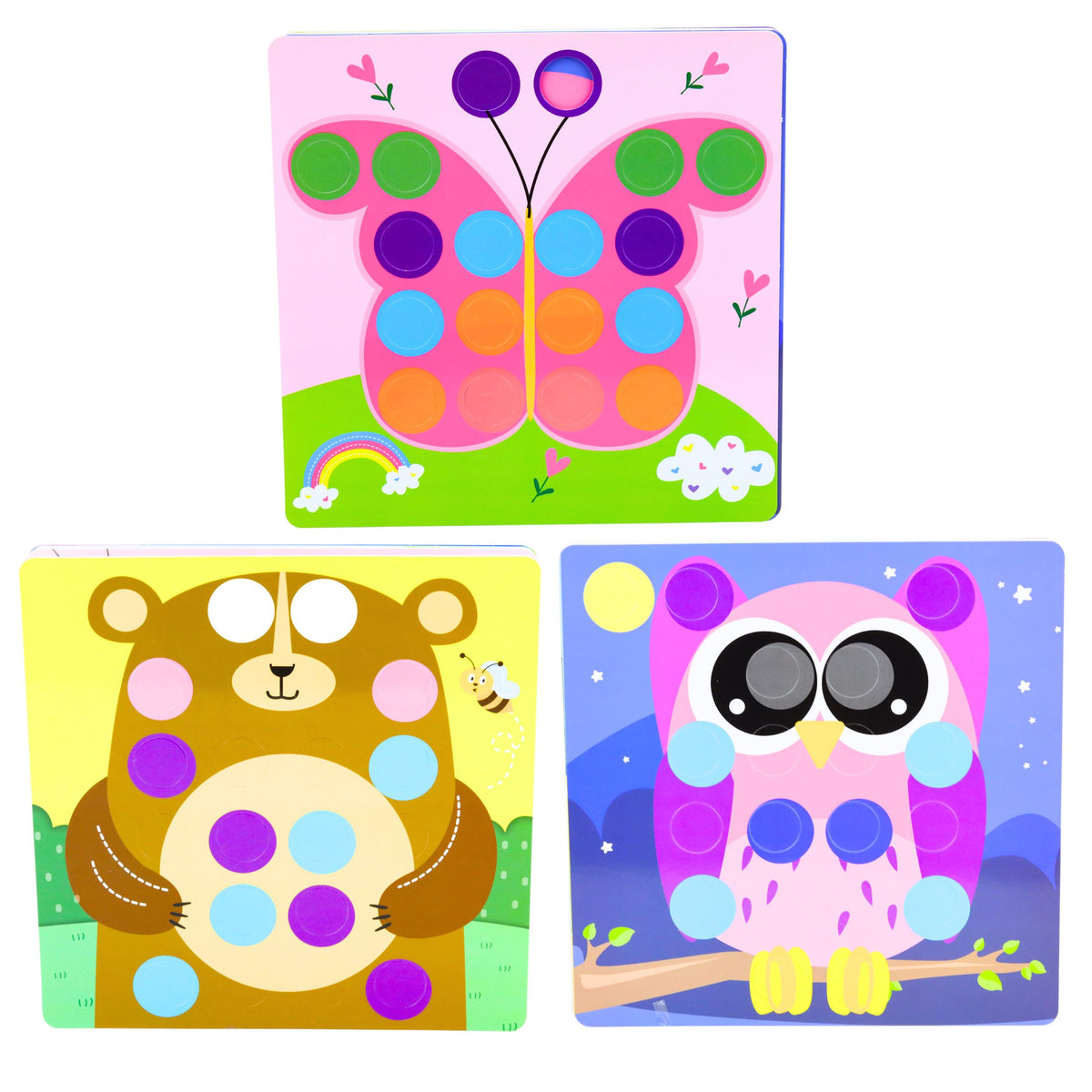 Creatieve geometrische puzzel mozaïek educatieve puzzel paddestoelen 53 stuks.