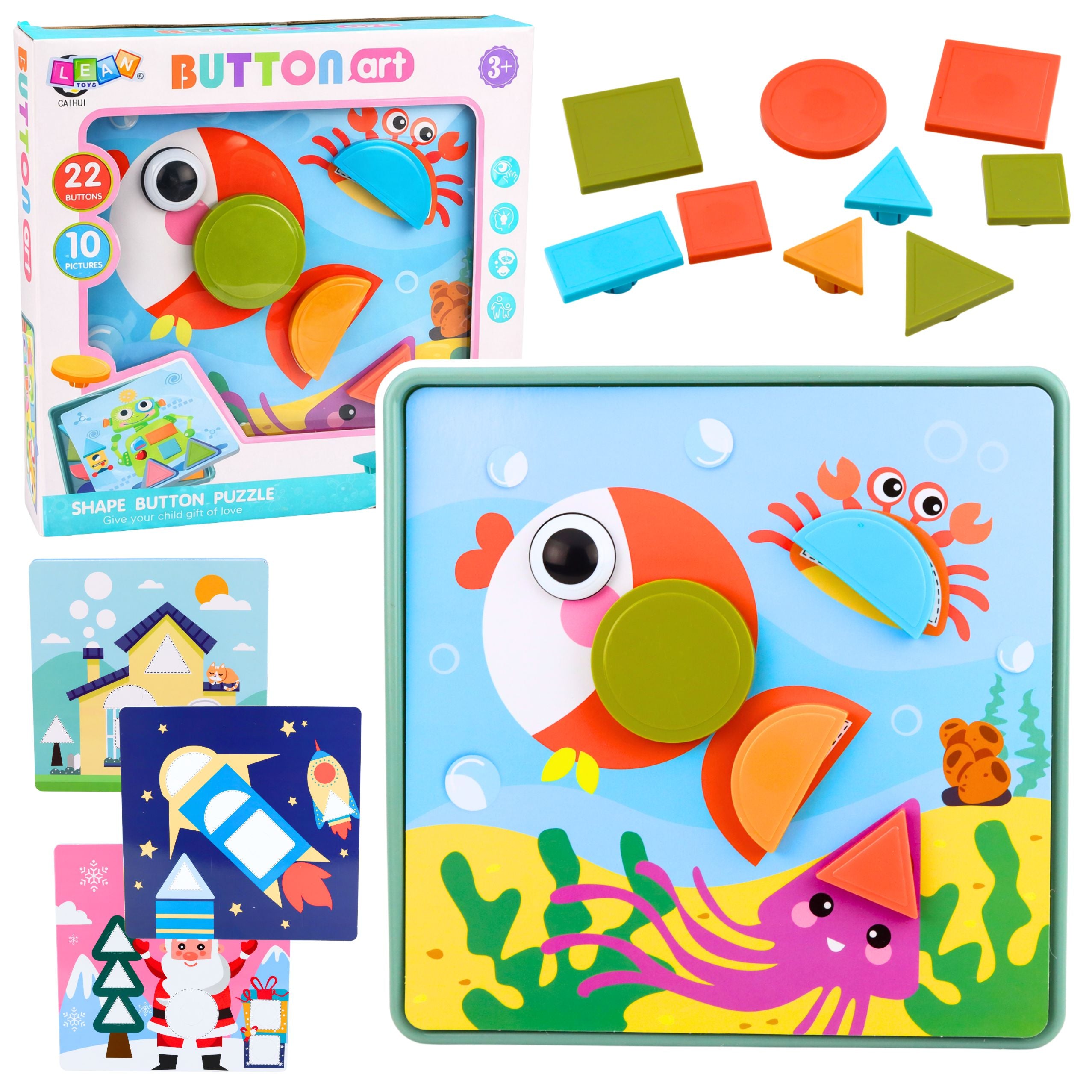Creative Geometric Puzzle Mosaic Educational Puzzle 35 Pcs.