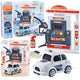 Interactive Gas Station Police Car Lights Sounds Smoke