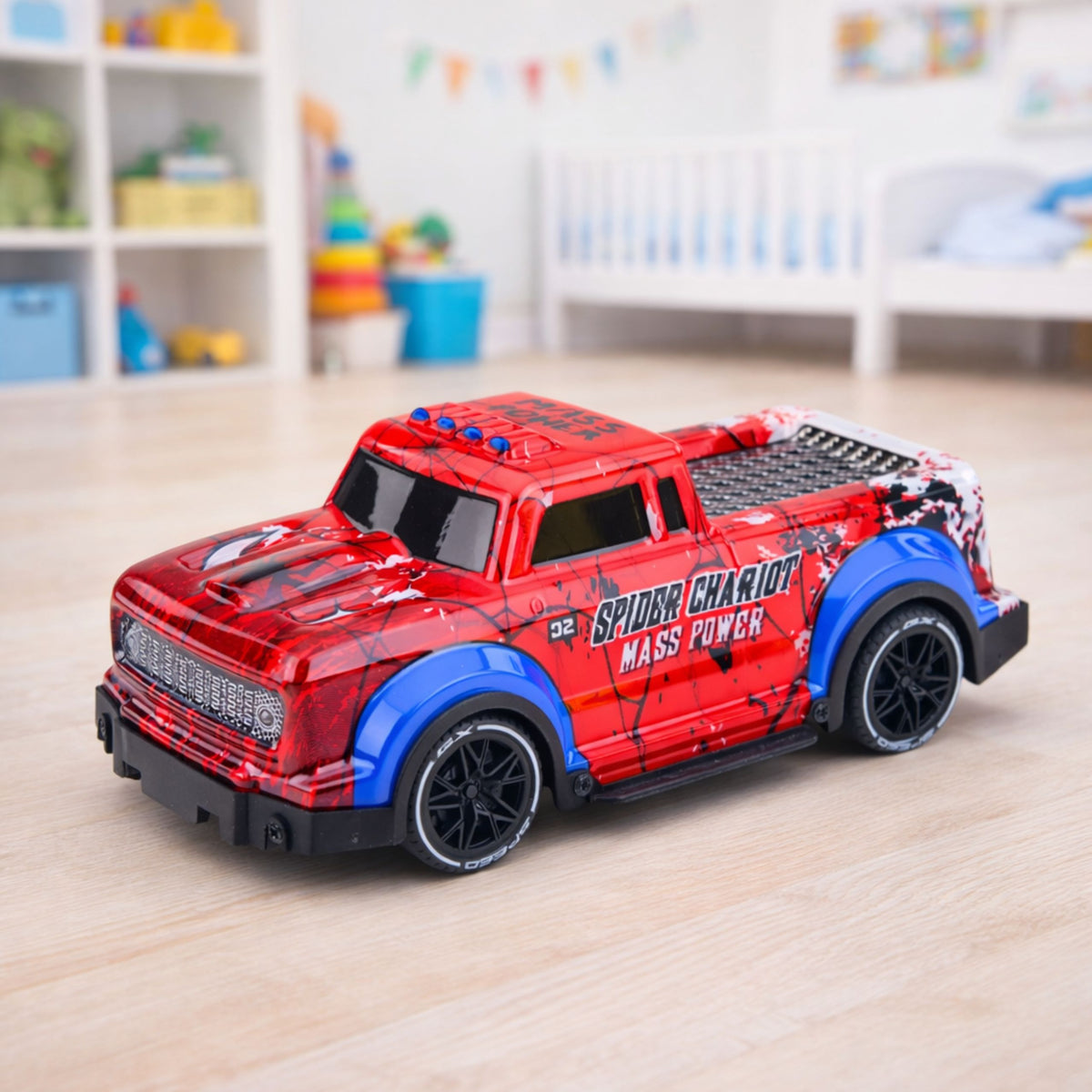 Fjärrstyrda bil Rc Off-road Spider Red Lights