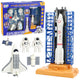 Space Set Cosmonauts Launch Tower Rocket Shuttle
