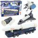 Space Set Rocket Shuttle Satellite Transport Vehicle