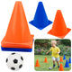 Set Of Training Cones With Ball Blue Orange 8 Pcs.