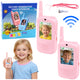 Walkie Talkies For Kids Video Talk Recording Camera Pink