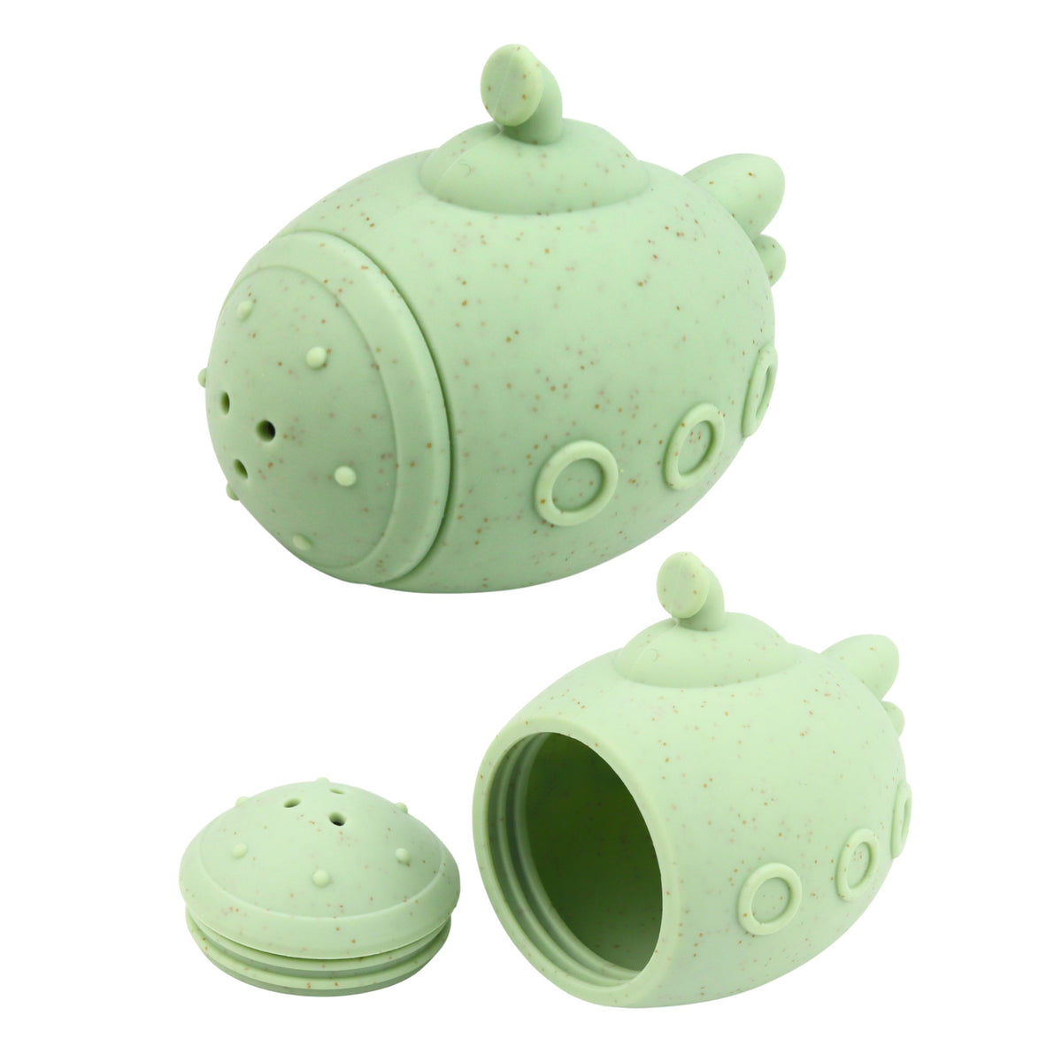 Brinquedos educativos para banho Figuras de borracha sensorial Pastel 4 peças.