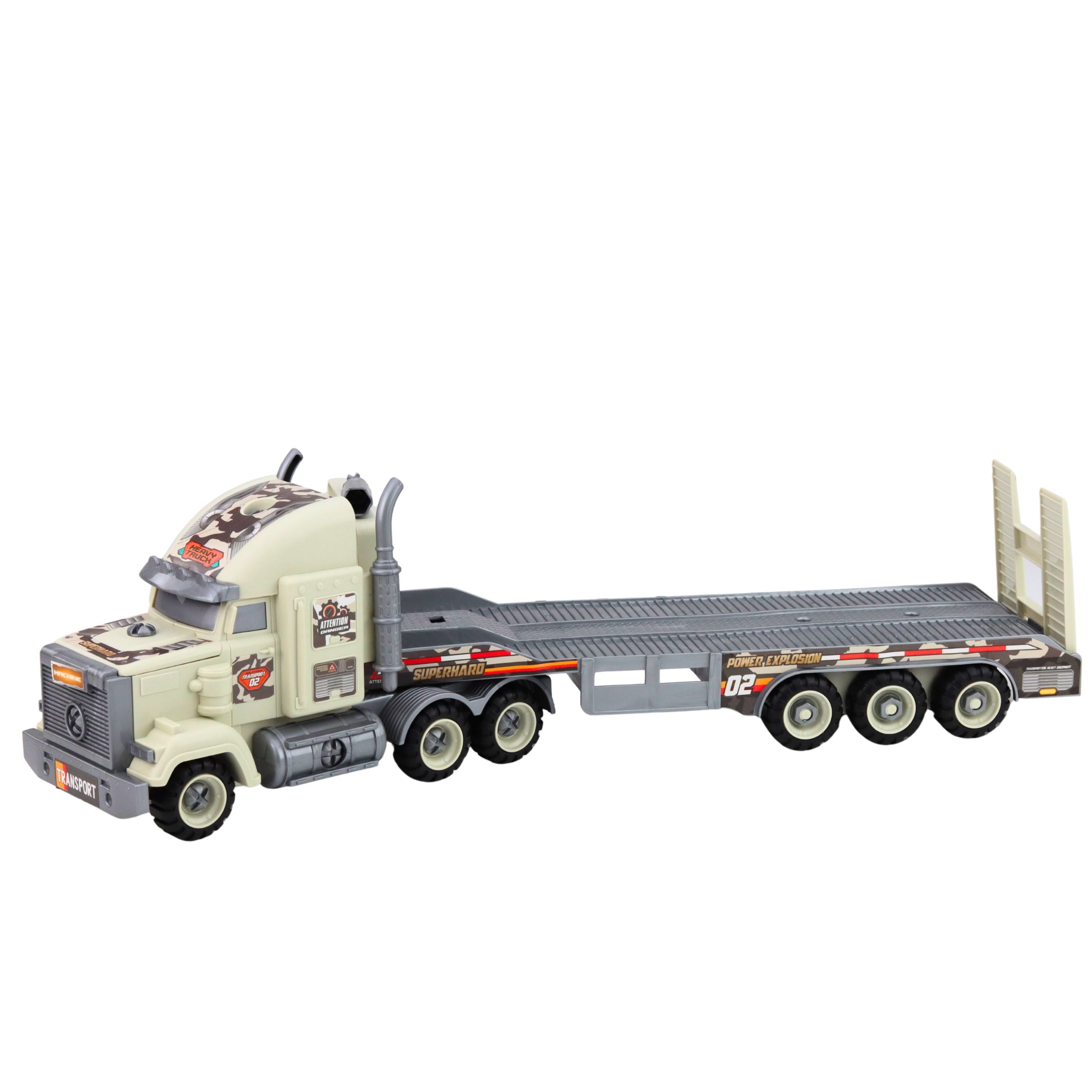 Military Set Army Truck Tank Hovercraft Soldier