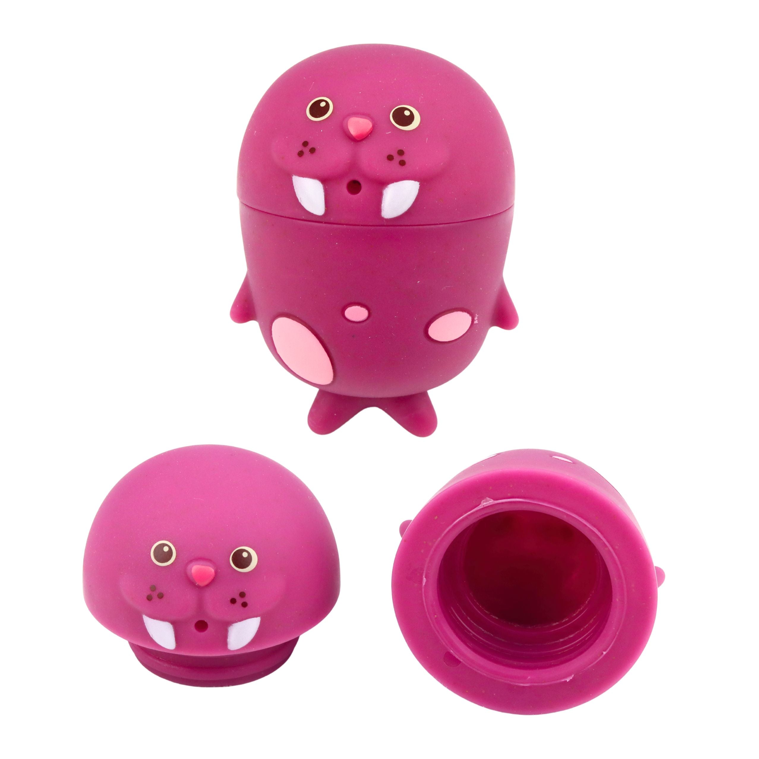 Educational Bath Toys Sensory Rubber Figures Pastel 6 Pcs.