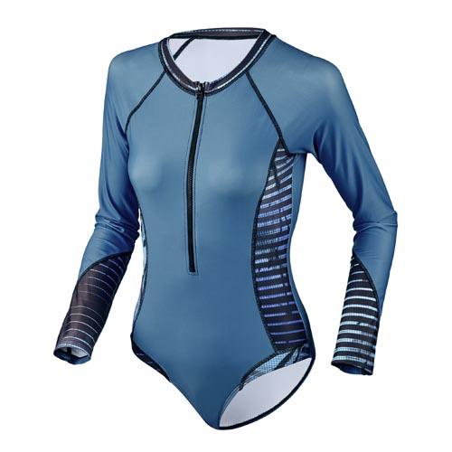 Beco Long-sleeved Swimsuit Petrol