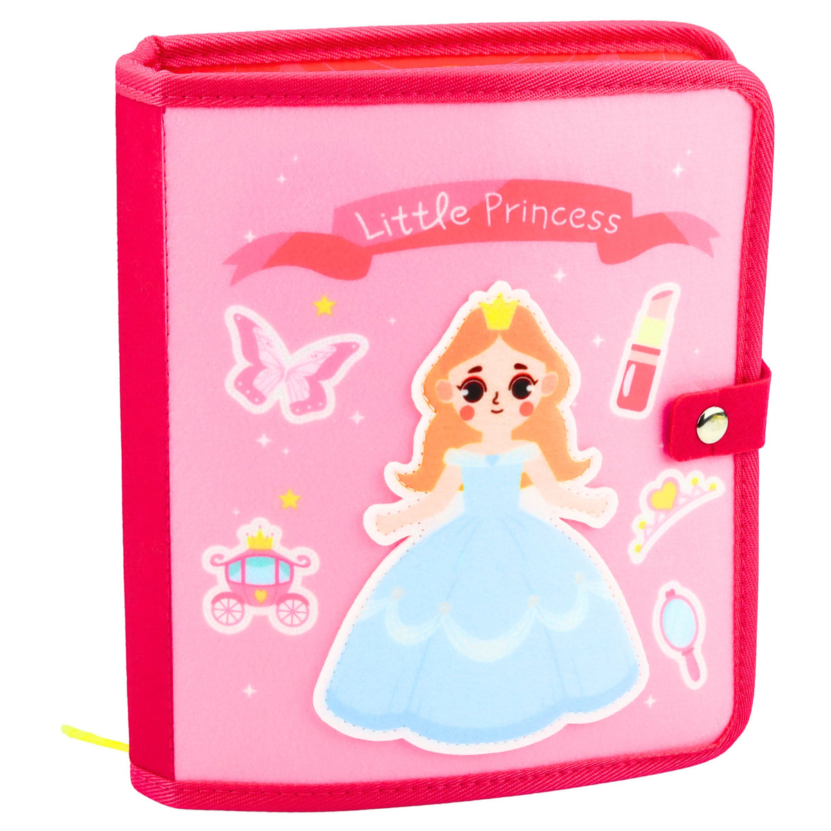3d Felt Princess Pink Sensory Educational Book