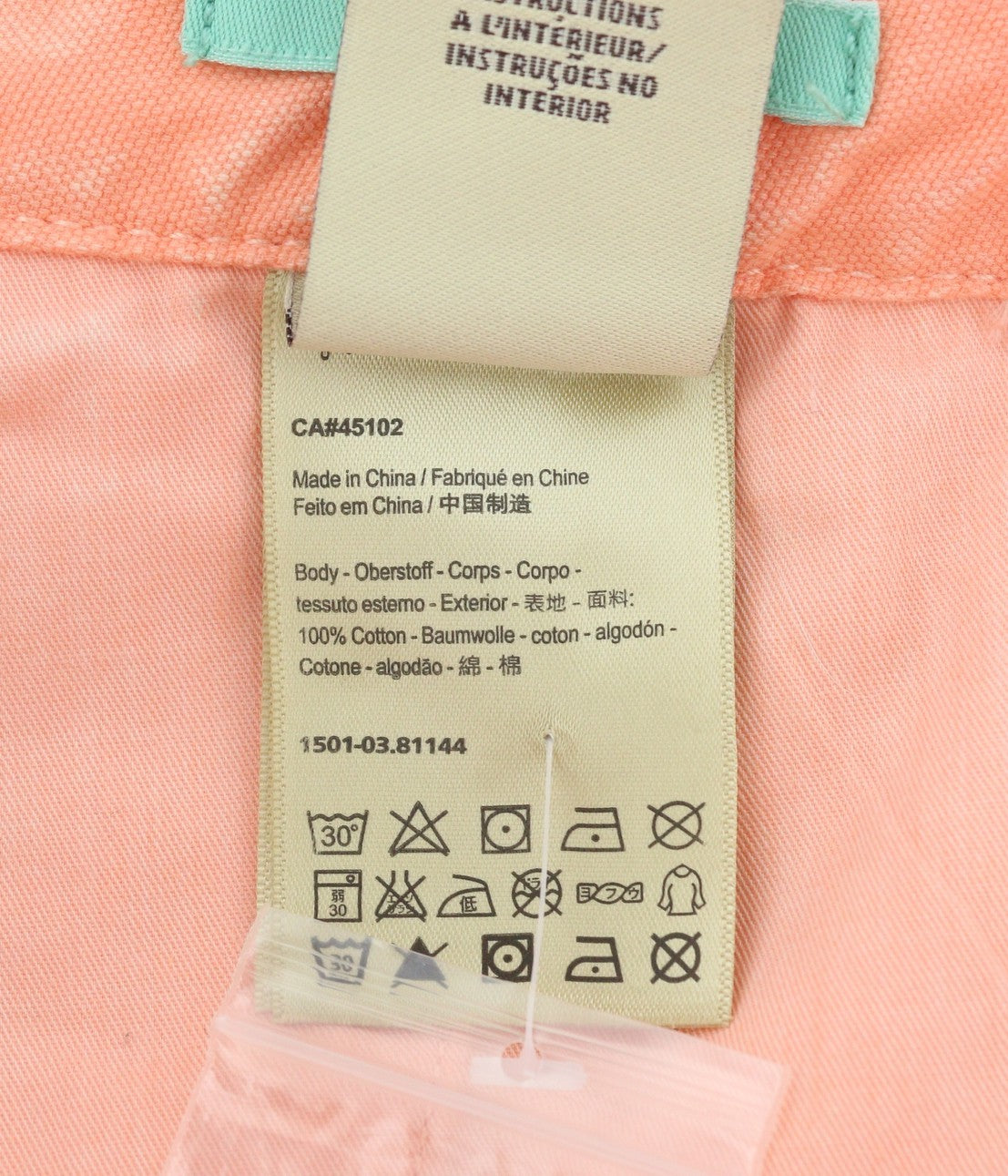 Pink bomuldsshorts