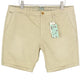 Short en coton beige