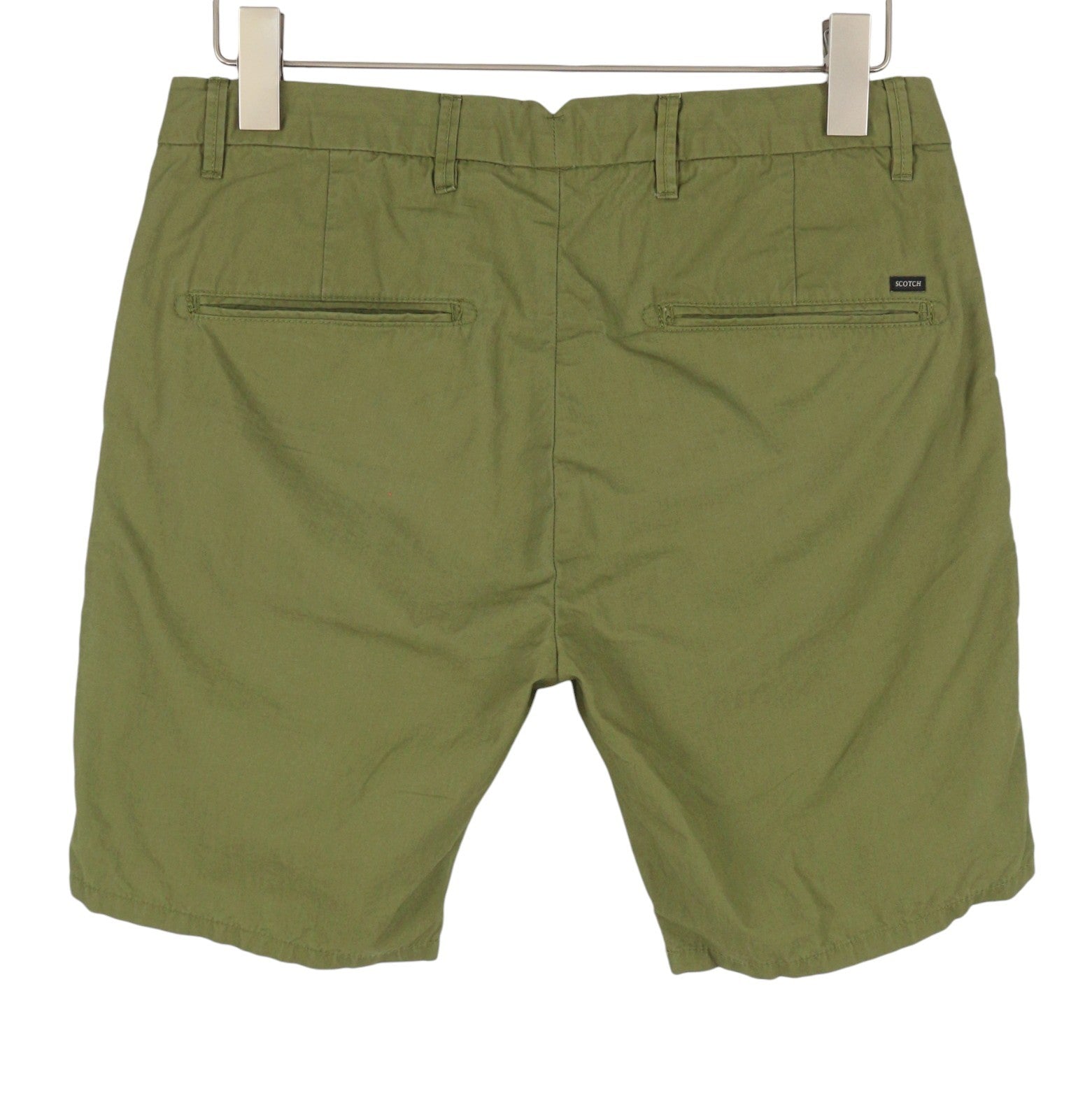 Pantaloni scurți din bumbac verde