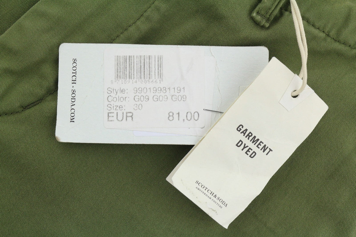 Pantaloni scurți din bumbac verde