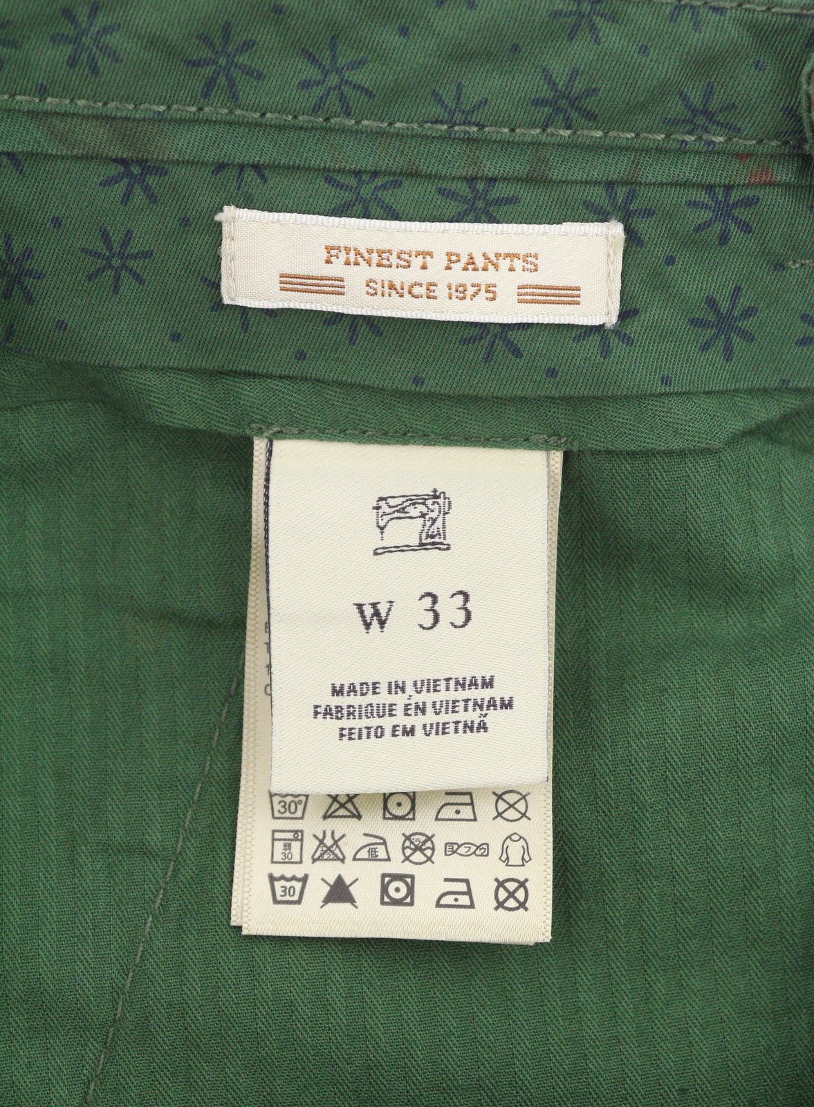 Pantaloncini di cotone verde