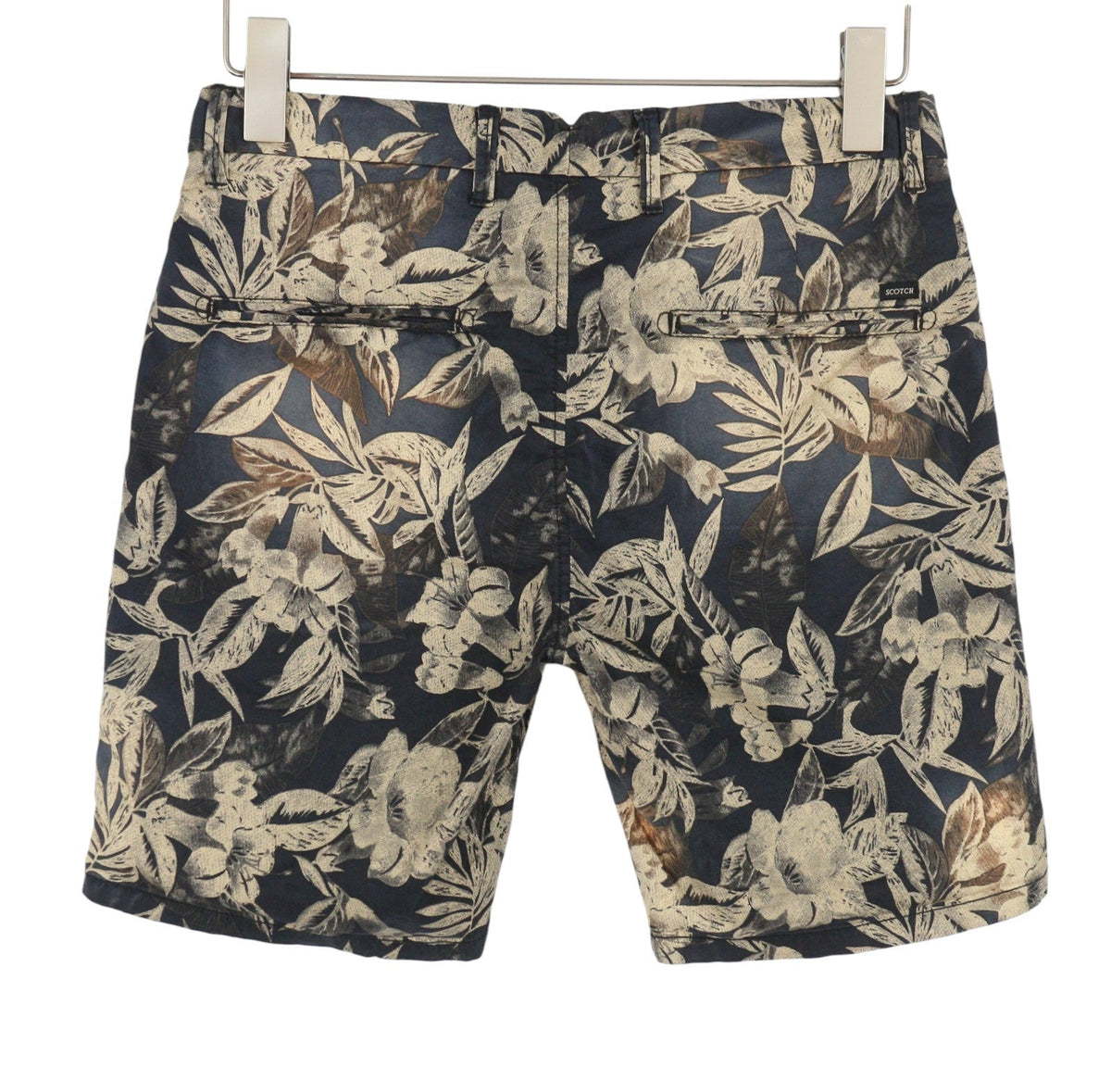 Shorts de algodão multicoloridos