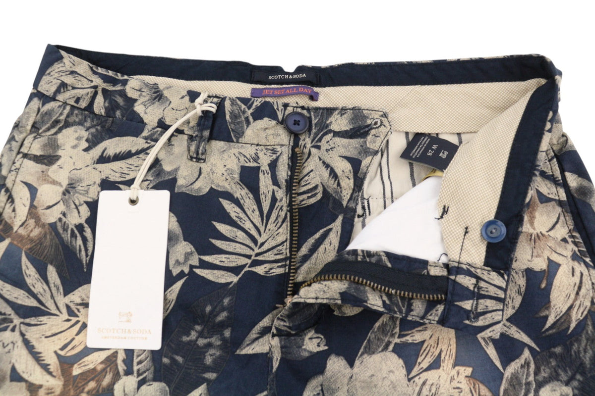Shorts de algodão multicoloridos