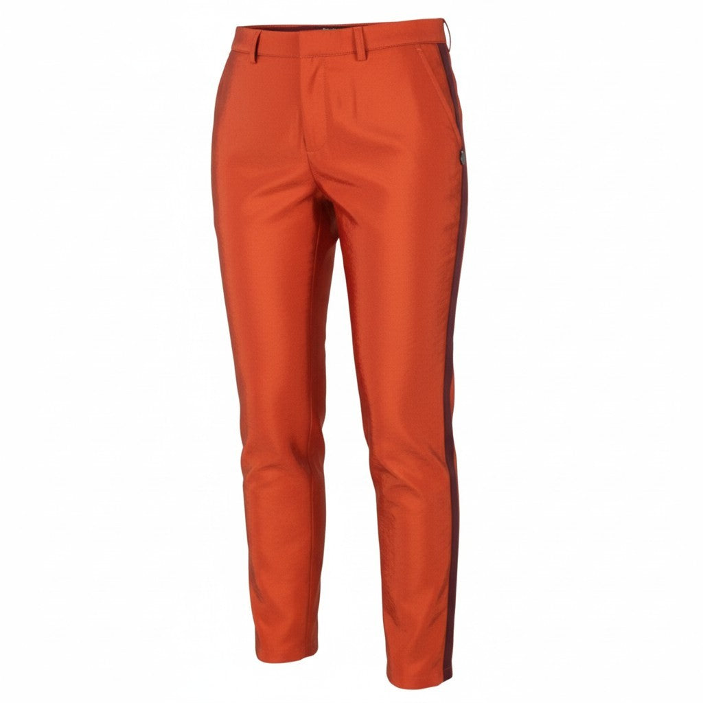 Maison Scotch Kvinder Bukserange Shiny Look Sideline Lynlås Slim Fit