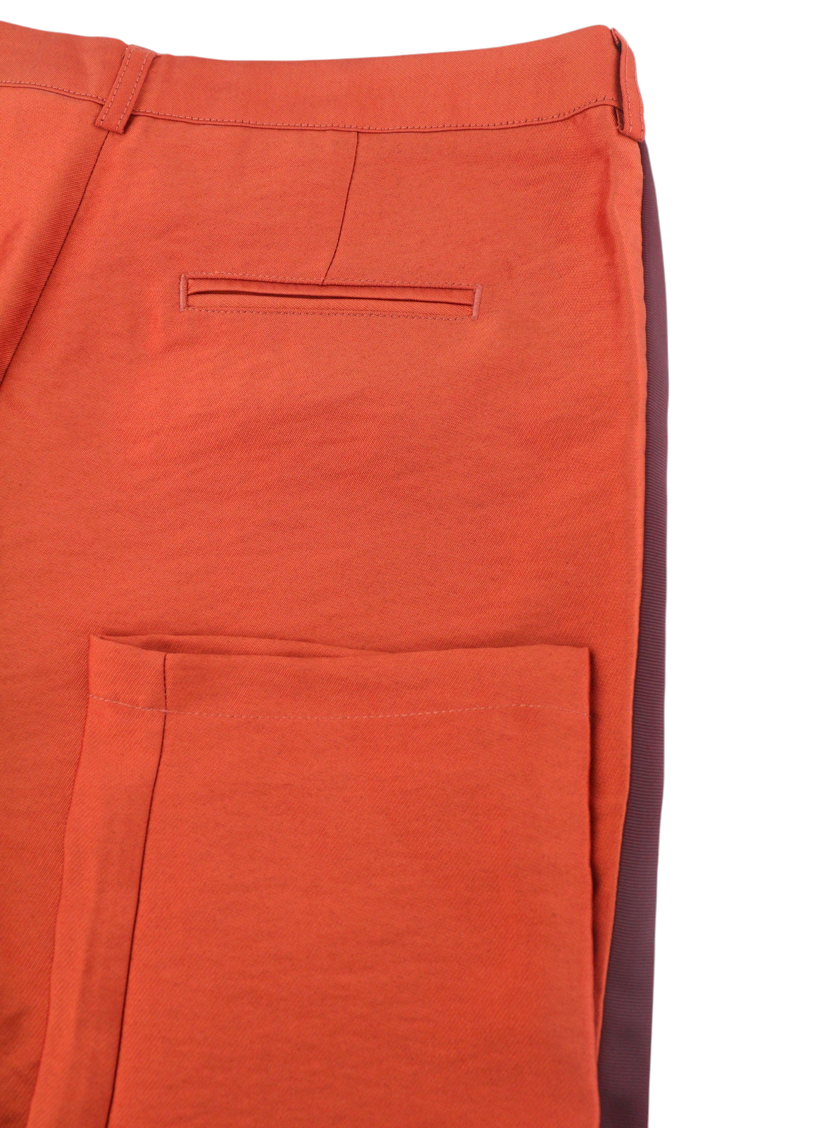 Maison Scotch Kvinder Bukserange Shiny Look Sideline Lynlås Slim Fit