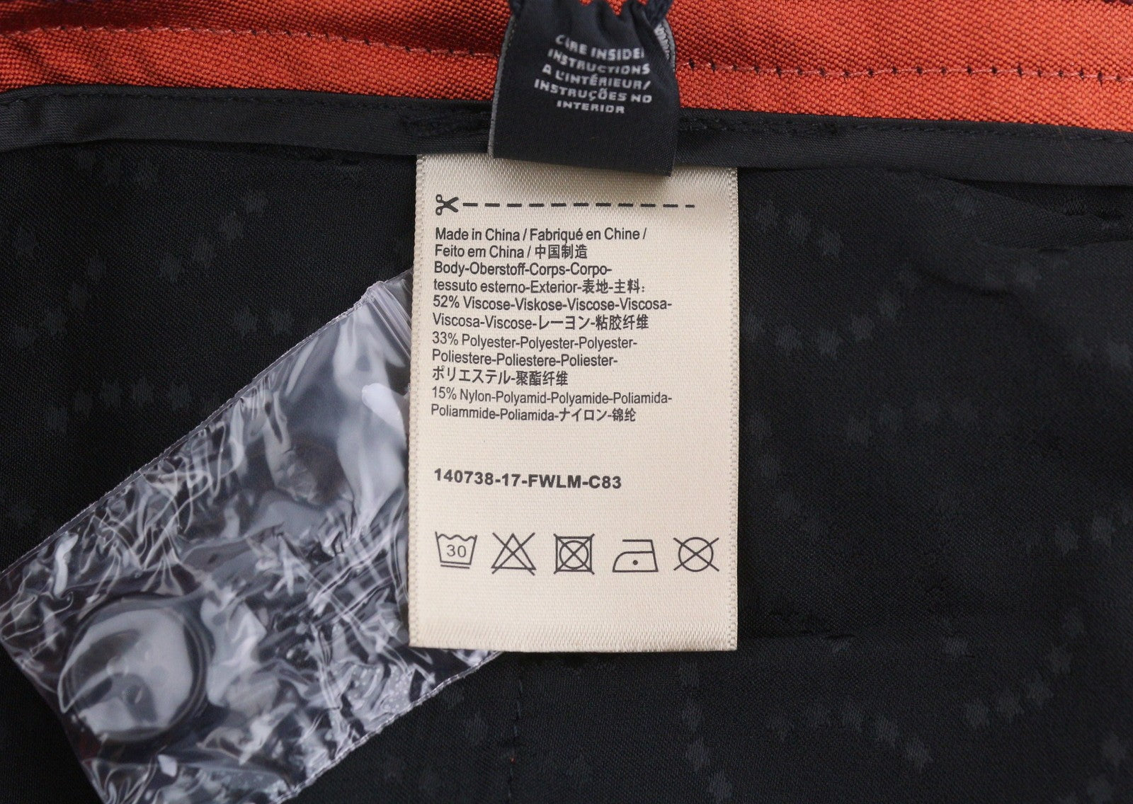 Maison Scotch Kvinder Bukserange Shiny Look Sideline Lynlås Slim Fit