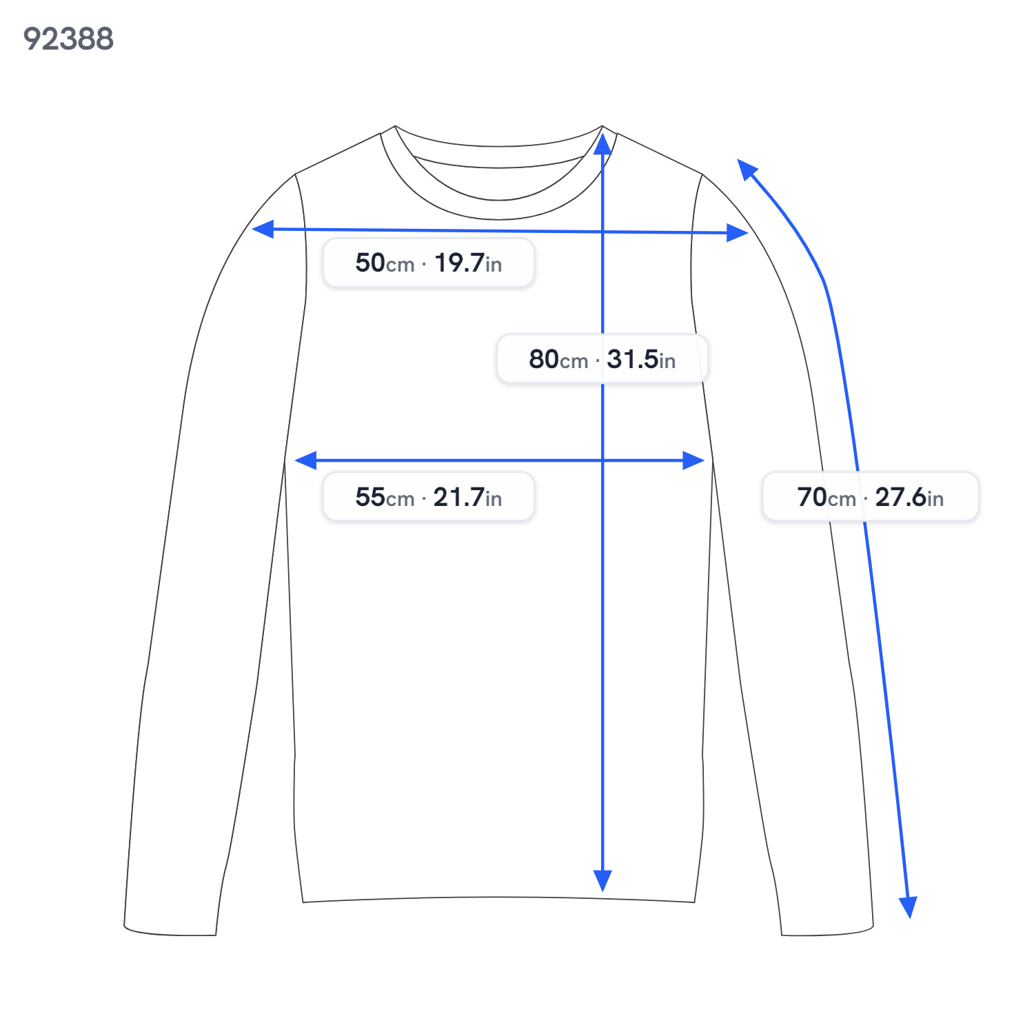 Khakifarbener Baumwollpullover
