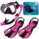 Snorkeling Set Eití Gloiní Snorkel Dubh Agus Bándearg S/m