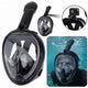 Full Face Snorkeling Diving Mask With Anti-fog System Black L/xl