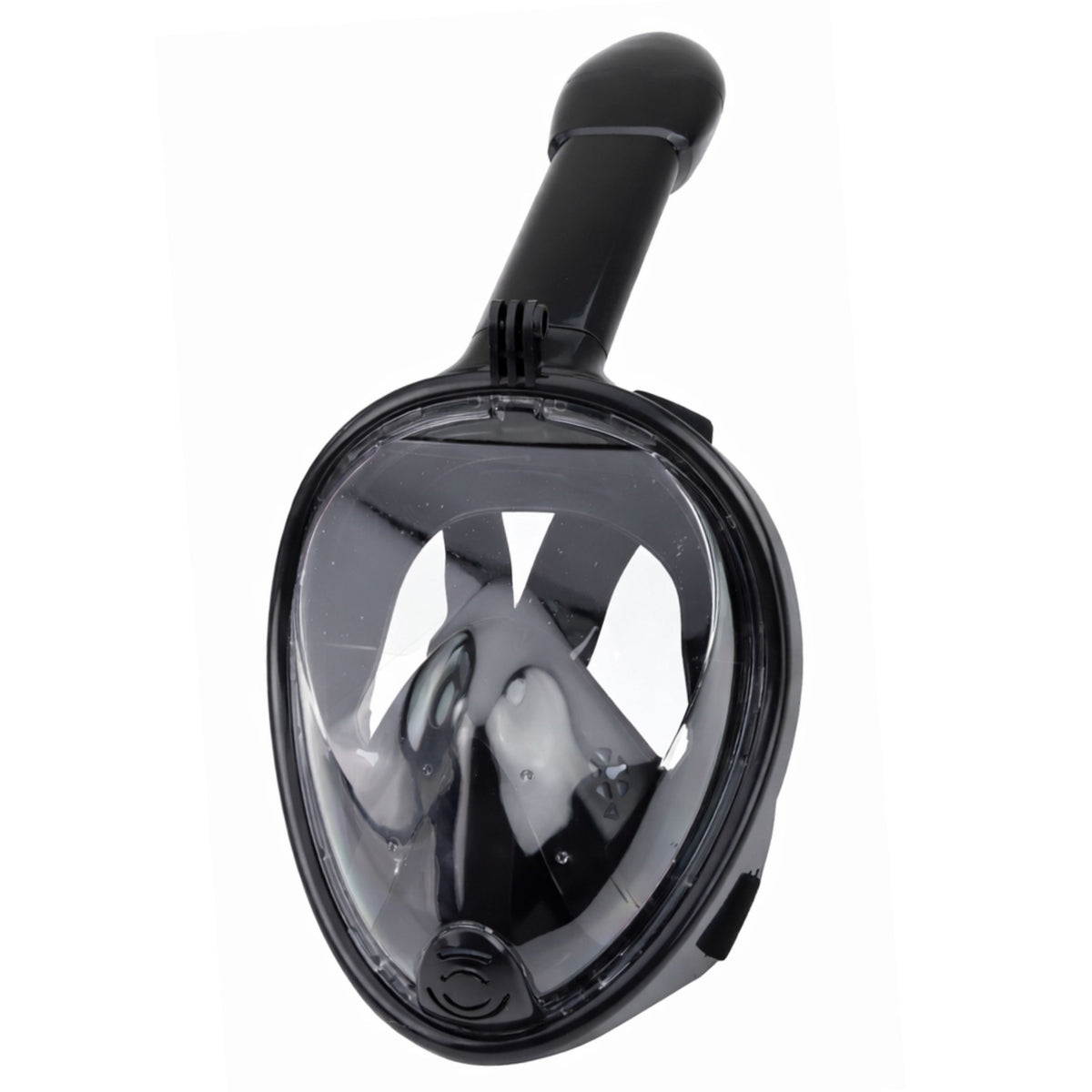 Full Face Snorkeling Diving Mask With Anti-fog System Black L/xl