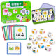 Educational Game For Kids Match Animals Wooden Dice Cards