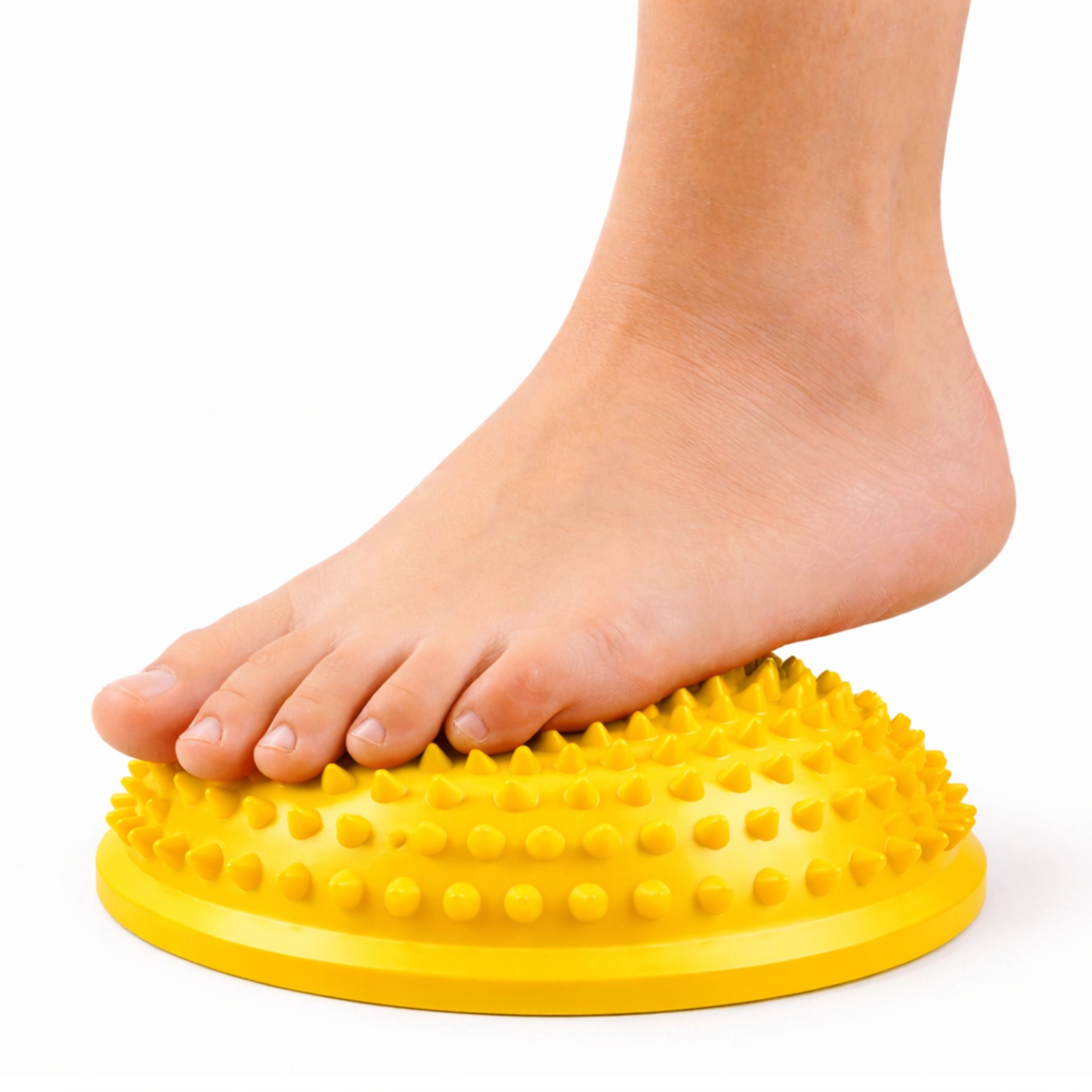 Sensory Hemisphere For Massage And Balance Exercises Yellow 16 Cm