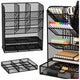 Metal Desk Organizer For Pens And Accessories Black