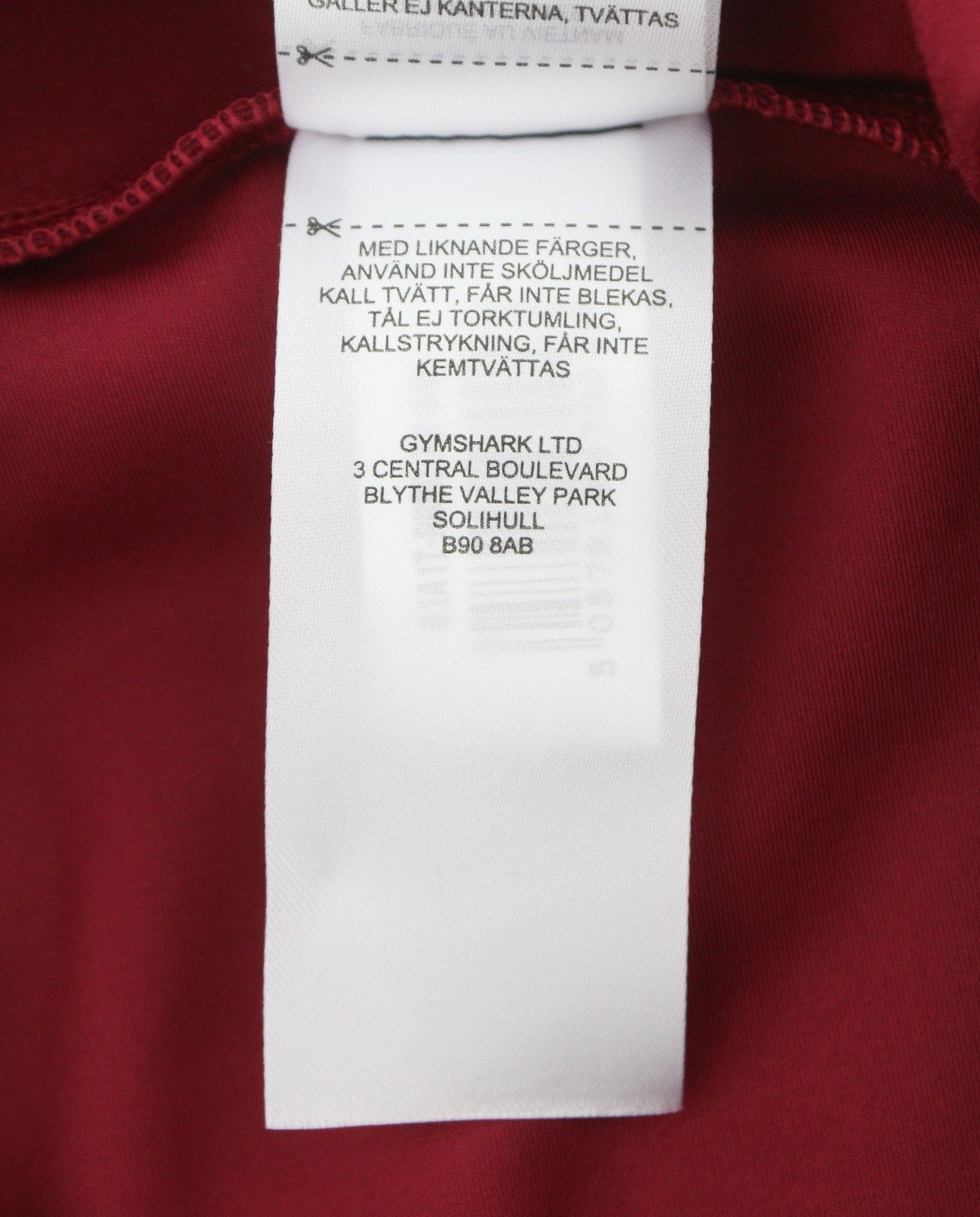 Red Polyester Leggings