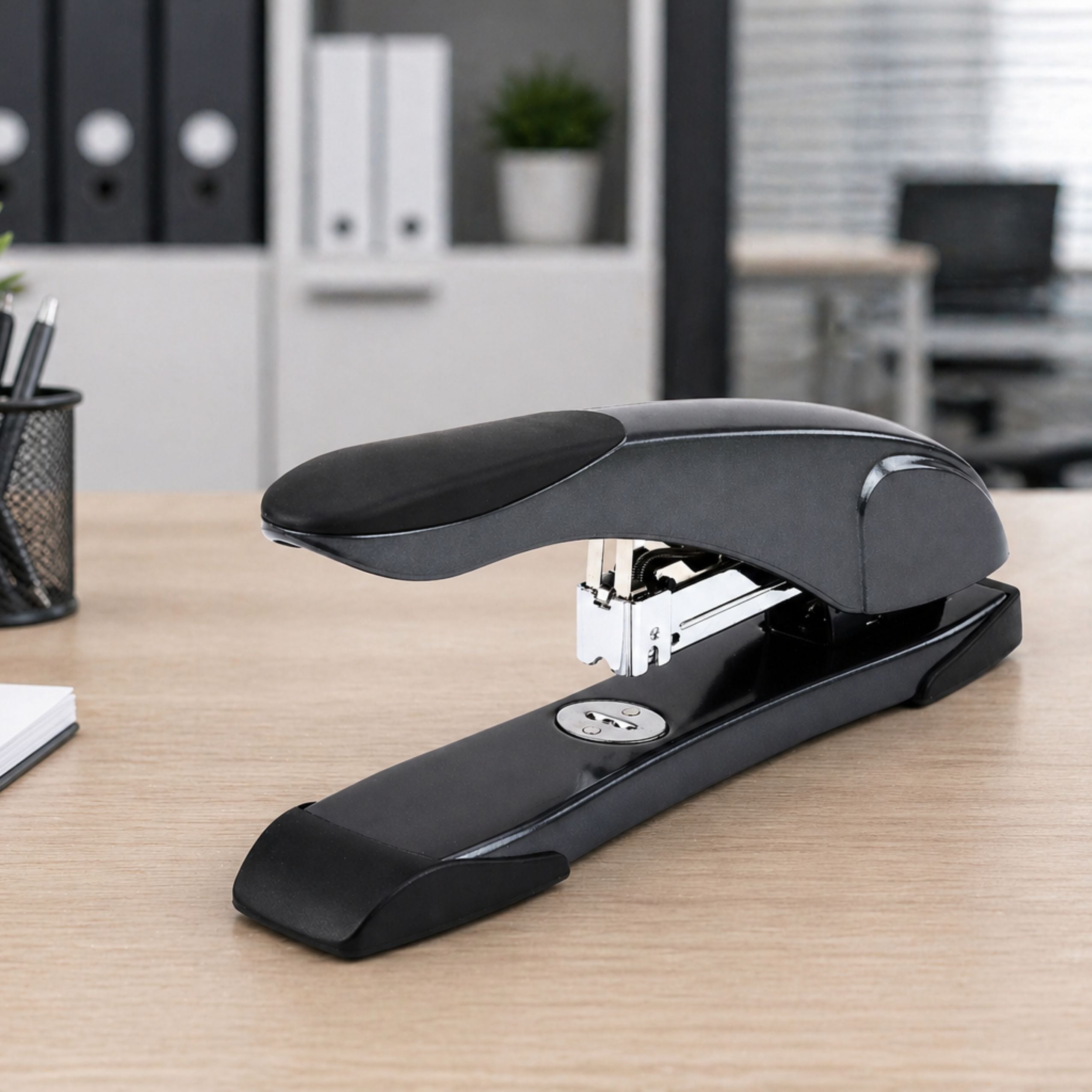 Large Office School Stapler Staples Up To 100 Sheets 23/10 Black