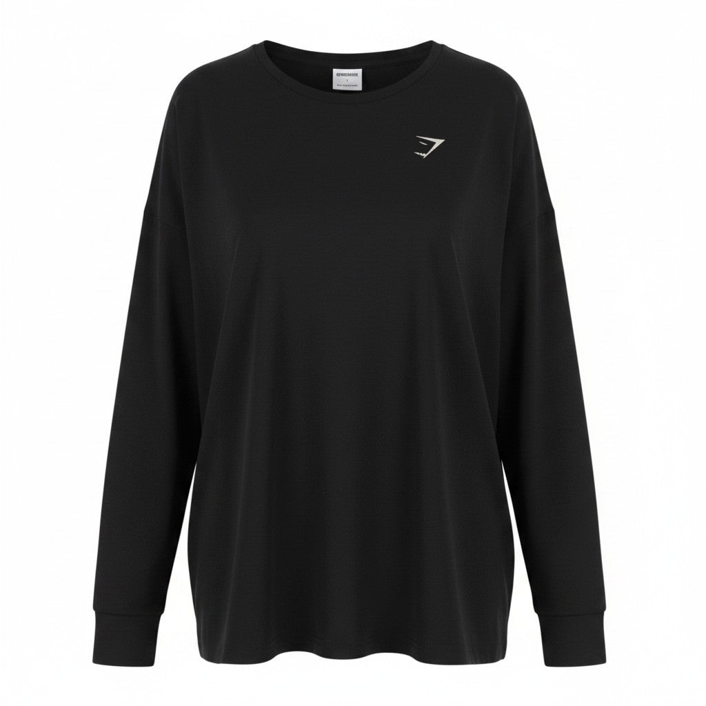 Black Polyester T-shirt