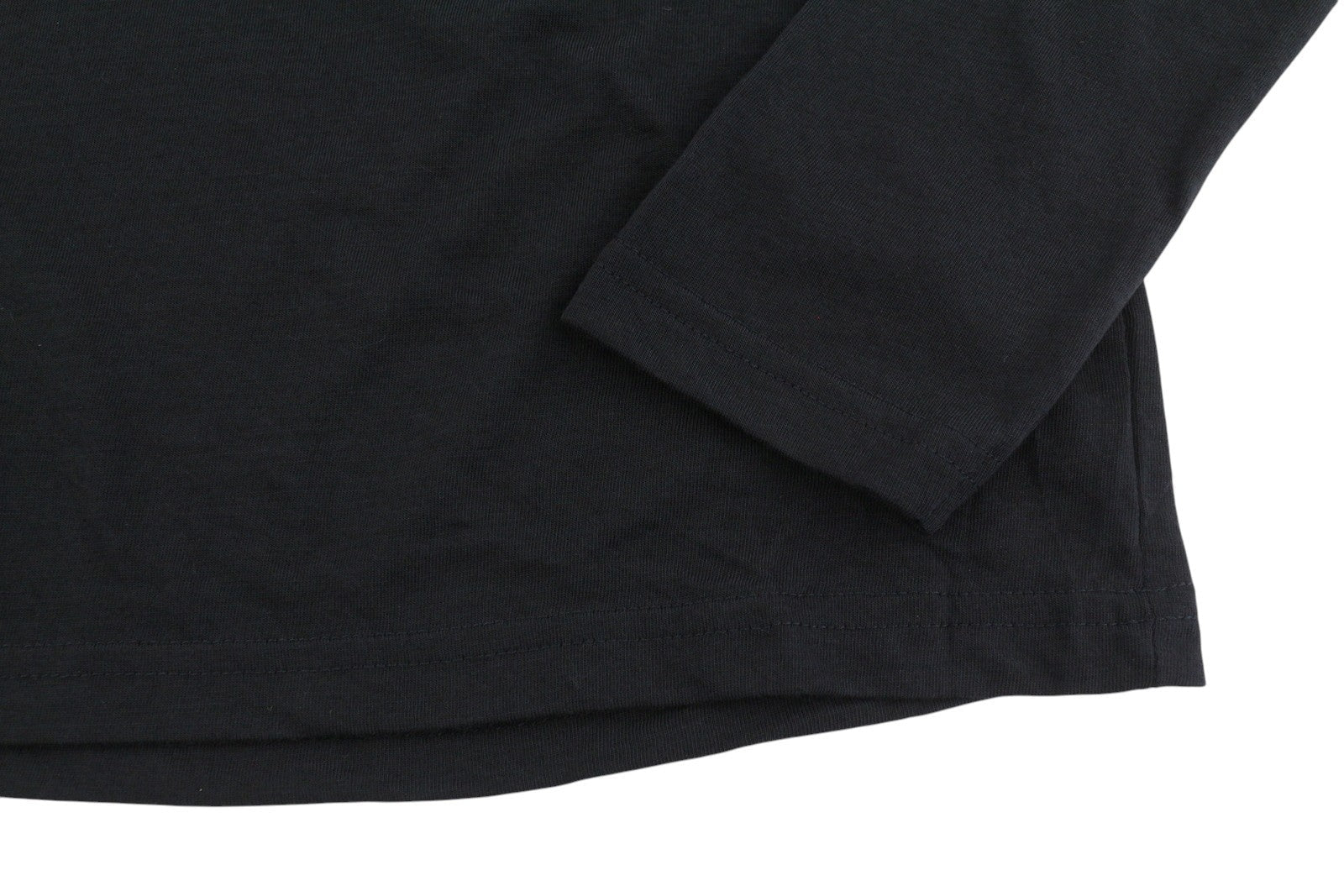 Black Polyester T-shirt