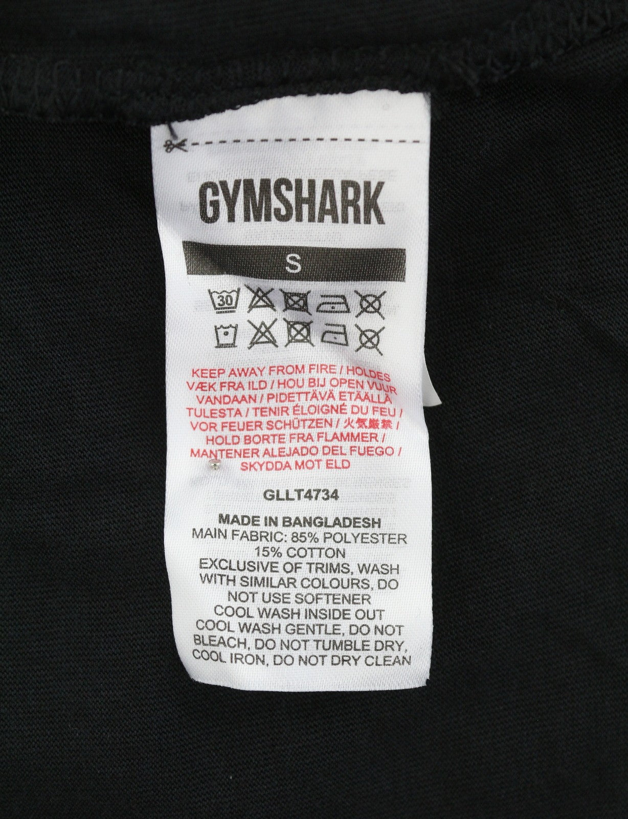 Black Polyester T-shirt