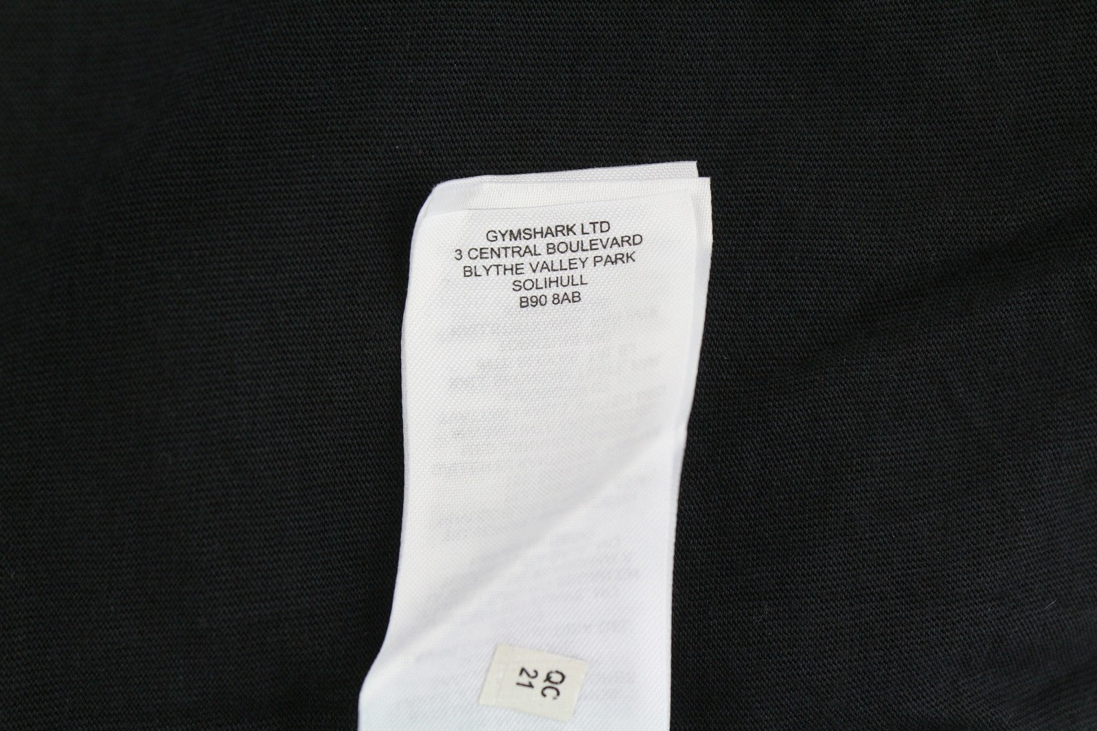 Black Polyester T-shirt