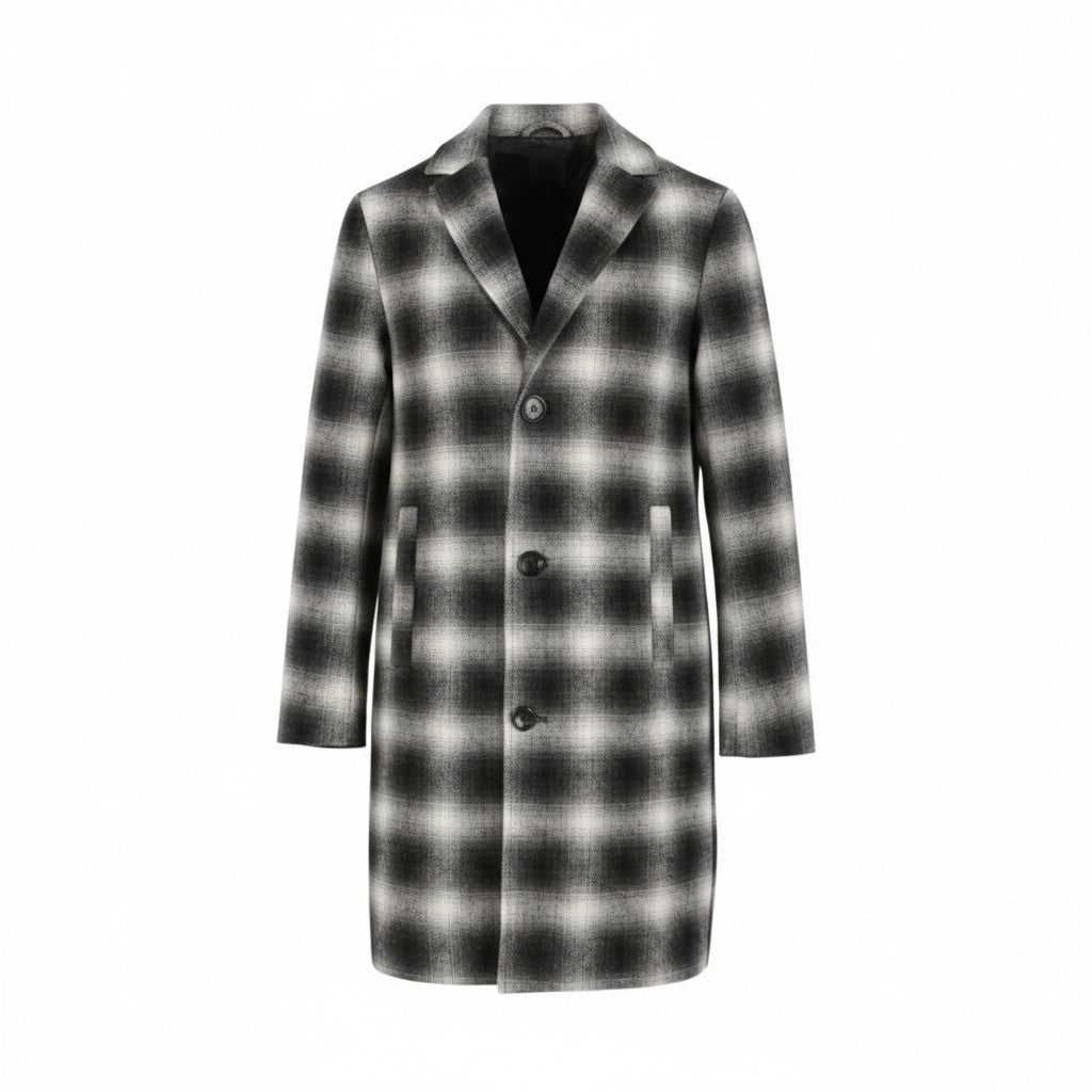 Black Polyester Coat
